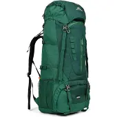 Dutch Mountains Backpack 65-75 ltr Dames & Heren Incl. regenhoes Lichtgewicht Groen