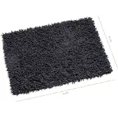 Wicotex Badmat Classic Pure excellent 60x90cm antraciet | Wicotex