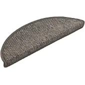 vidaXL Trapmatten zelfklevend 15 st sisal-look 56x17x3 cm grijs-beige