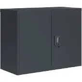 vidaXL Archiefkast 90x40x70 cm staal antracietkleurig