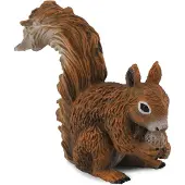 Collecta Figurine - Rode Eekhoorn Etend - (S) - Bosdieren - Handgeschilderd - Miniatuur