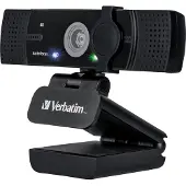 Verbatim Webcam, UHD, Autofocus, Dual-Microfoon, USB-A, 3840 x 2160
