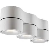 Arcchio Plafondlamp , Rotari, dimbare, Wit, Woonkamer, Metaal, Modern