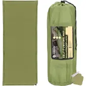 Springos Slaapmat | Zelfopblazend | Inclusief Hoes | Groen | 180 Cm