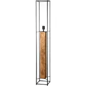 LivingFurn vloerlamp dakota black mangohout / gecoat staal