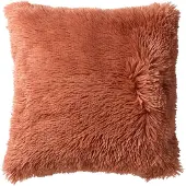 Dutch decor - FLUFFY - Kussenhoes 60x60 cm - superzacht - XL kussensloop - Muted Clay - roze
