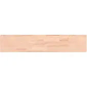 vidaXL Wandschap 100x20x4 cm massief beukenhout