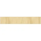 vidaXL Vloerkleed rechthoekig 70x400 cm bamboe lichtnaturel