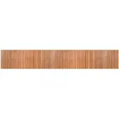 vidaXL Vloerkleed rechthoekig 80x500 cm bamboe naturel