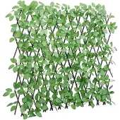 vidaXL Kunstplant klimop op latwerk 5 st uittrekbaar 180x65 cm groen