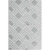 vidaXL Buitenkleed ARAKIL 120x180 cm PP grijs