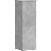 Super Merchant Plantenstandaard 33x33x100 cm bewerkt hout betongrijs