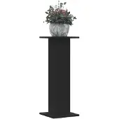 vidaXL Plantenstandaards 2 st 30x30x80 cm bewerkt hout zwart