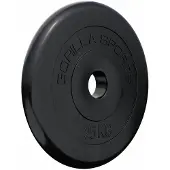Gorilla Sports Halterschijf 25 kg Rubber