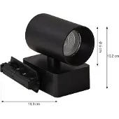 LINDBY Spots , Linaro/Brinja, Zwart, Woonkamer, Aluminium, Modern