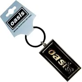 Oasis - Logo Sleutelhanger - Zwart/Zilverkleurig