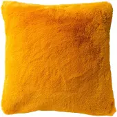 Dutch decor - ZAYA - Kussenhoes 45x45 cm - bontlook - effen kleur - Golden Glow - geel