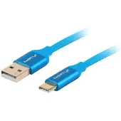 Lanberg Kabel USB A naar USB C Lanberg Quick Charge 3.0 Blauw 1 m