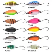 Trout Master Incy Spoon 1.5g - Kleur : Blush UV