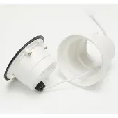 Fumagalli 1891 LED grondspot inbouwlamp Ceci 120-2L in zwart CCT, zwart, Kunststof, Modern, LED inbouwspot
