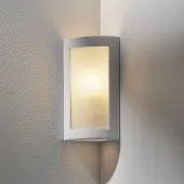 AUSTROLUX BY KOLARZ Wandlamp CASABLANCA, dimbaar, wit / opaal, Hal, Gips / Klei, Modern, wandlamp