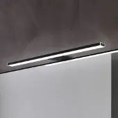 EBIR Wandlamp Pandora, zwart, Badkamer, Kunststof, Modern, Wandlamp