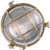 MORETTI Wandlamp buiten Tortuga, messing / goud, Messing, Maritiem