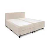 Beddenleeuw Boxspring Isabella Ecru (Inari 22) 160x200 | Tweepersoons | Bed 160x200 |