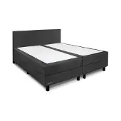 Beddenleeuw Boxspring Isabella Granietgrijs (Inari 96) 90x200 | Eenpersoons | Bed 90x200 |
