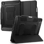 Spigen Rugged Armor Pro Bookcase voor de Apple iPad Pro 13 (2025) M5 / (2024) M4 - Zwart