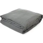 Libeco Dekbedovertrek Madison Dark Grey Linnen-240 x 220 cm
