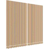vidaXL Vervangingsdoek voor luifel 400x350 cm polyester oranje en zwart