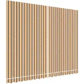 vidaXL Vervangingsdoek voor luifel 400x300 cm polyester oranje en zwart
