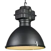 QAZQA Smart industriële hanglamp zwart 53 cm incl. A60 Wifi - Sicko