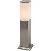 QAZQA Slimme buitenlamp 45 cm staal incl. Wifi P45 - Malios