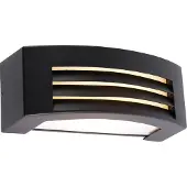 QAZQA Smart buiten wandlamp zwart IP44 incl. Wifi A60 - Hurricane 1
