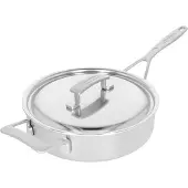 Demeyere Sauteuse Industry 5 Laag Met Deksel 24 cm