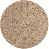 vidaXL Vloerkleed ZIZUR binnen en buiten 90 cm jute look