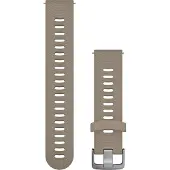 Garmin Quick Release Siliconen Horlogebandje - 20mm Polsbandje - Wearablebandje - Zandsteen