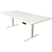 Kerkmann Zit sta bureau Move-3 wit 225x100cm elektrisch verstelbaar