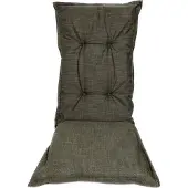 Madison Tuinstoelkussen hoge rug 50x123 cm Woven dark taupe