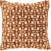 By-Boo Sierkussen Stunda - Terracotta (45 x 45 cm)