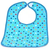 Lief! lifestyle | Slabbbetjes | 2 pack | Blauw en wit
