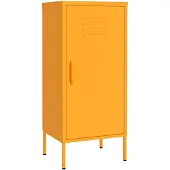 vidaXL Opbergkast 42,5x35x101,5 cm staal mosterdgeel
