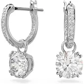 Swarovski Oorbellen 'Stilla' zilver / transparant