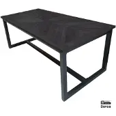 Benoa Eettafel jax zwart 200