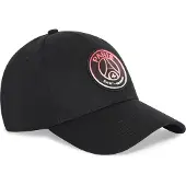 Paris Saint Germain PSG logo cap zwart - Officieel PSG product - Paris Saint-Germain pet - 58 cm