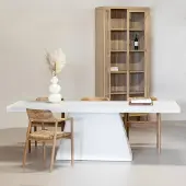 Giga Meubel Eettafel Avia Rechthoek Wit 240cm
