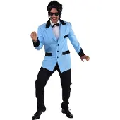 Coppens Rock 'n roll jas turquoise - 100% Polyester / Woven fabric / VDP - Retro kleding | Maat M |