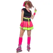 Coppens 80's jurkje neon | Maat 36 |